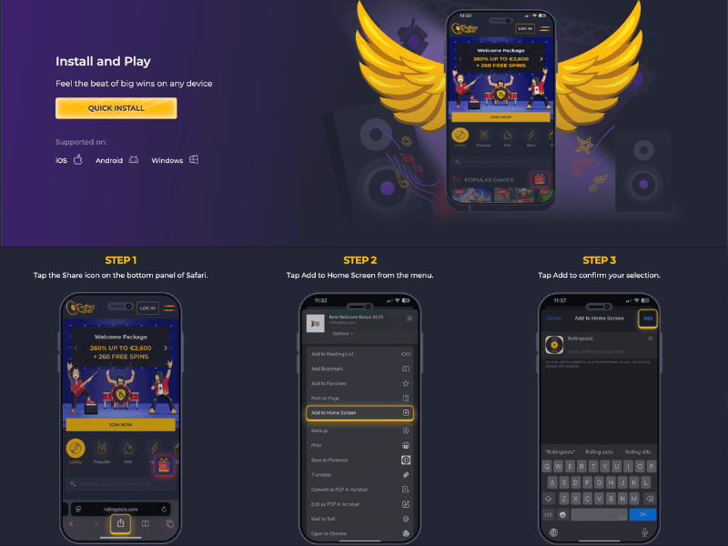 Rolling Slots App